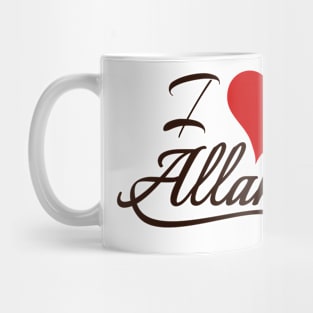 I love allah Mug